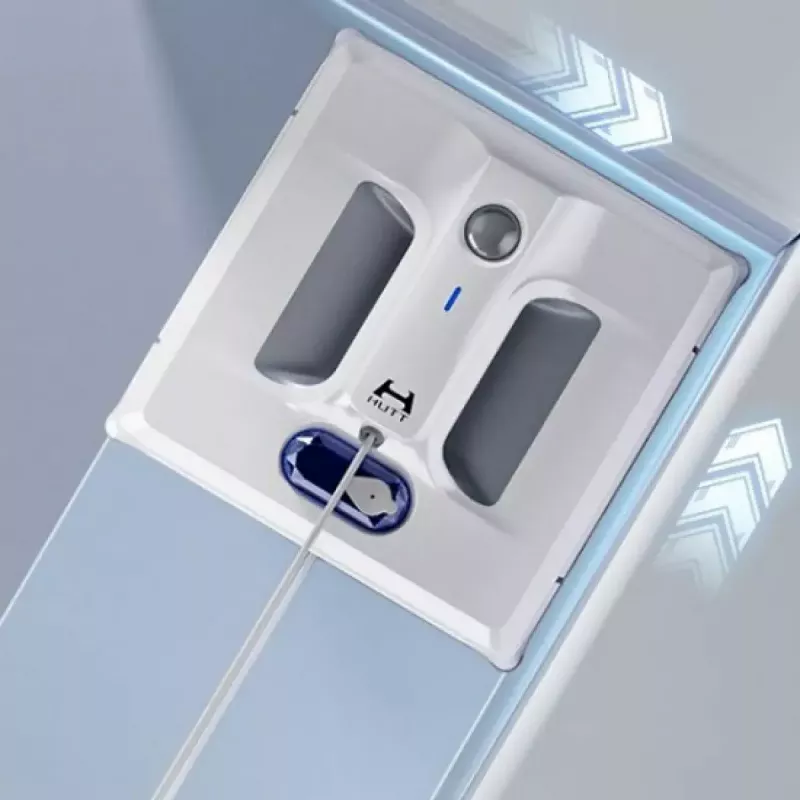 Robot limpiacristales HUTT A1 con cable — 6000 Pa de succión, blanco