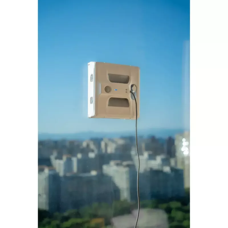 Robot limpiacristales HUTT A1 con cable — 6000 Pa de succión, blanco