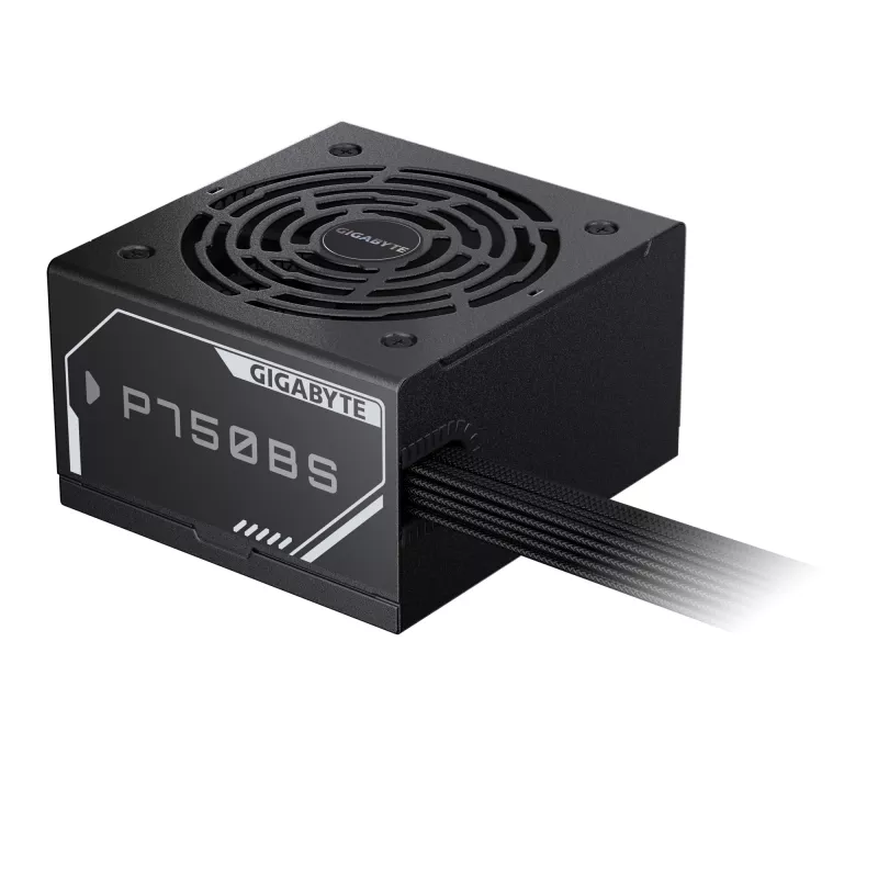 Fuente de alimentación GIGABYTE P750BS – PCI-E 6+2 Pin x 4, 80 PLUS Bronze, ventilador de 120 mm, compatible con ATX, enchufe EU