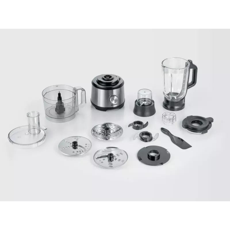 Robot de cocina Severin KM 3892 1200 W 1,5 l negro acero inoxidable