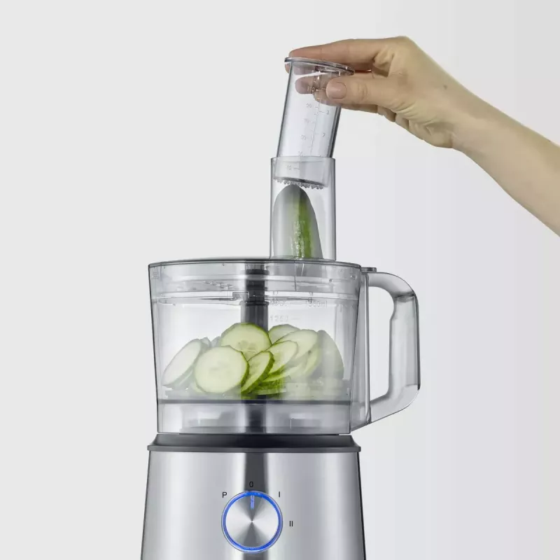 Robot de cocina Severin KM 3892 1200 W 1,5 l negro acero inoxidable