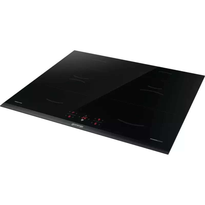 Placa de inducción Gorenje GI6401BCE — integrable 59,5 cm, 4 zonas vitrocerámica, control táctil, 220–240 V