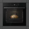 Horno eléctrico integrable Gorenje G400 BPS6737E04DBG, 77 L, 3500 W, control táctil, pirólisis, negro