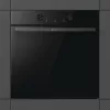 Horno eléctrico integrable Gorenje G400 BPS6737E04DBG, 77 L, 3500 W, control táctil, pirólisis, negro