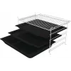Horno eléctrico integrable Gorenje G400 BPS6737E04DBG, 77 L, 3500 W, control táctil, pirólisis, negro