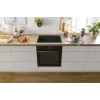 Horno eléctrico integrable Gorenje G400 BPS6737E04DBG, 77 L, 3500 W, control táctil, pirólisis, negro