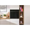 Horno eléctrico integrable Gorenje G400 BPS6737E04DBG, 77 L, 3500 W, control táctil, pirólisis, negro