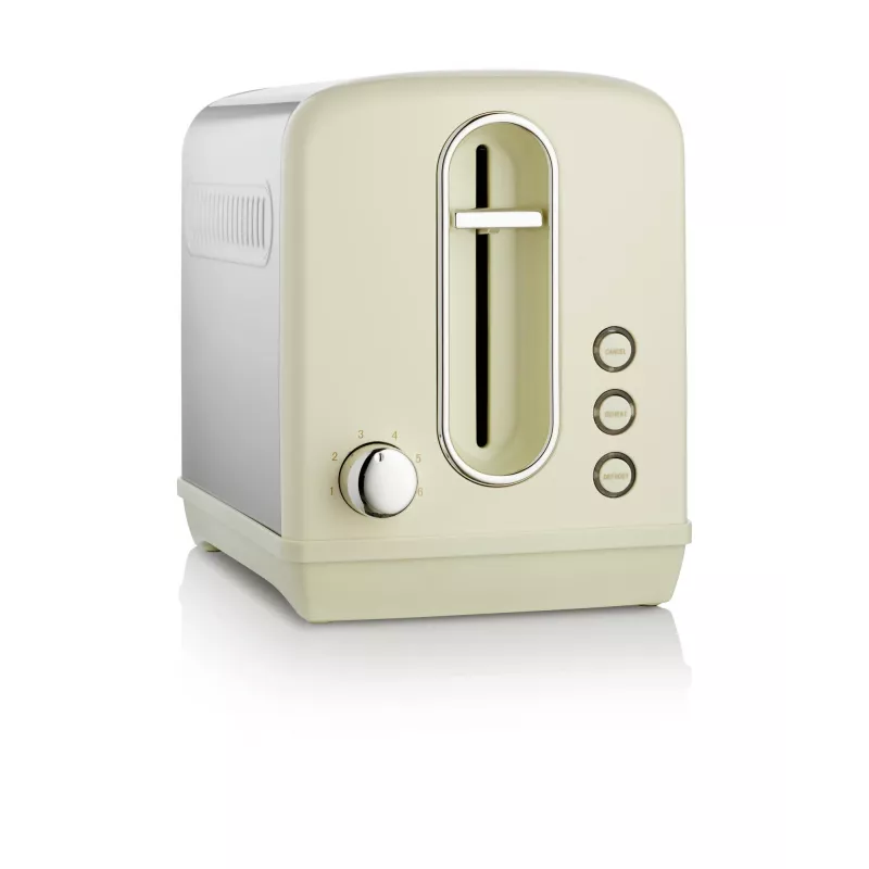 Tostadora Gorenje T1100CLI 2 rebanadas 1100 W champán, 6 niveles de tostado, función descongelar y calentar