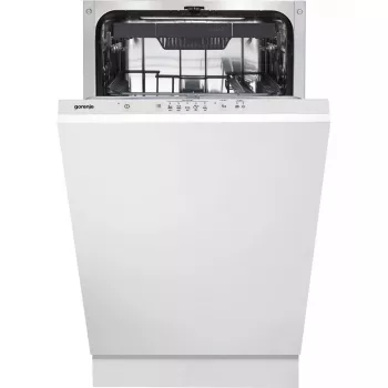 Lavavajillas integrable Gorenje GV520E10S, estrecho 45 cm, 11 cubiertos, 47 dB, cuba de acero inoxidable, AquaStop