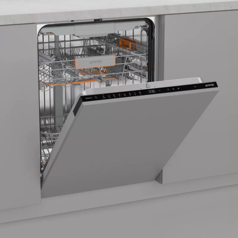 Lavavajillas bajo encimera Gorenje GV663B65XXL — acero inoxidable, 60 cm, 14 cubiertos, 6 programas, 38 dB