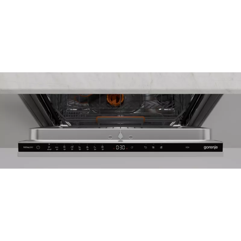 Lavavajillas bajo encimera Gorenje GV663B65XXL — acero inoxidable, 60 cm, 14 cubiertos, 6 programas, 38 dB