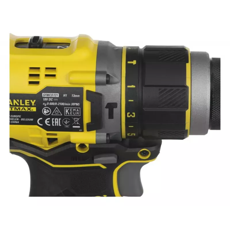 Stanley FATMAX SFMCD721D2K taladro a batería de 18 V, 2 baterías de 2,0 Ah, con maletín