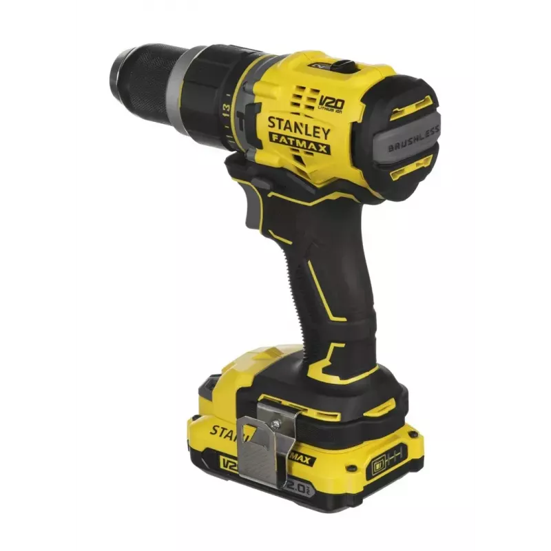 Stanley FATMAX SFMCD721D2K taladro a batería de 18 V, 2 baterías de 2,0 Ah, con maletín