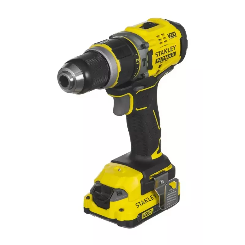 Stanley FATMAX SFMCD721D2K taladro a batería de 18 V, 2 baterías de 2,0 Ah, con maletín