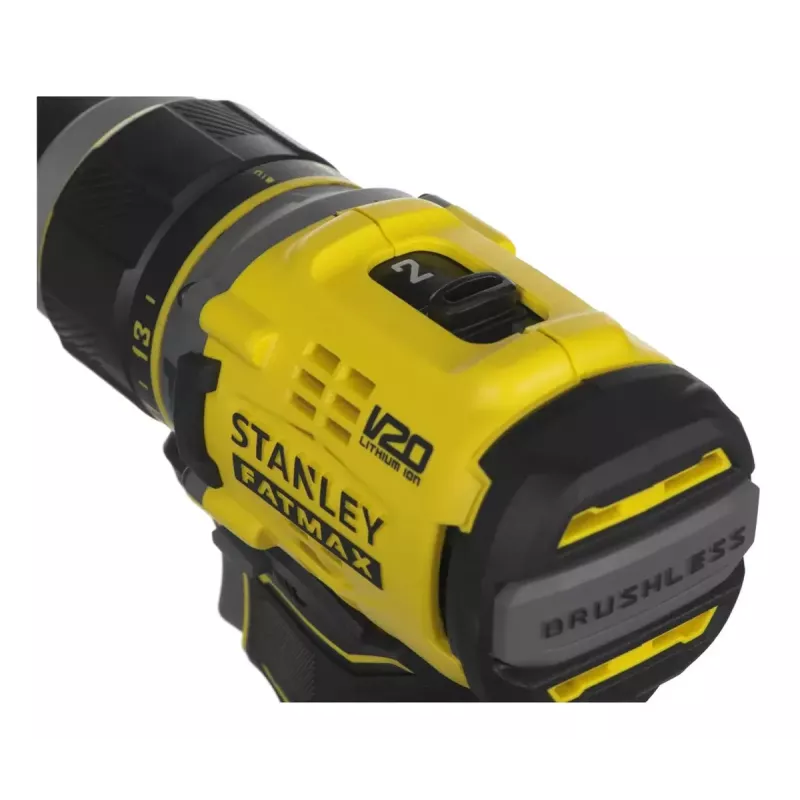 Stanley FATMAX SFMCD721D2K taladro a batería de 18 V, 2 baterías de 2,0 Ah, con maletín