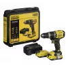 Stanley FATMAX SFMCD721D2K taladro a batería de 18 V, 2 baterías de 2,0 Ah, con maletín