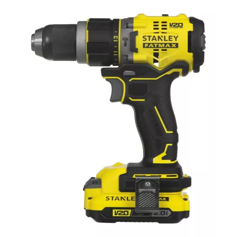 Stanley FATMAX SFMCD721D2K taladro a batería de 18 V, 2 baterías de 2,0 Ah, con maletín