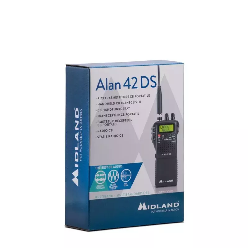 Walkie Midland C1267 40 canales 26,565 – 27,99125 MHz negro