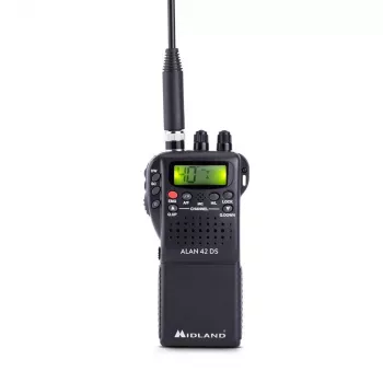 Walkie Midland C1267 40 canales 26,565 – 27,99125 MHz negro