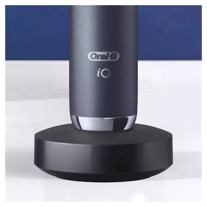 Cepillo de dientes eléctrico Oral-B iO 9 adultos rotatorio, 2 mangos, 2 cabezales, batería integrada, 3 h de carga, negro/rosa