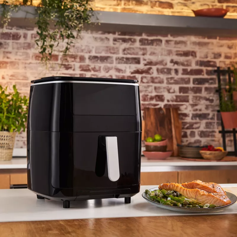 Freidora de aire Tefal Easy Fry Grill & Steam FW2018 individual independiente 1700 W negra