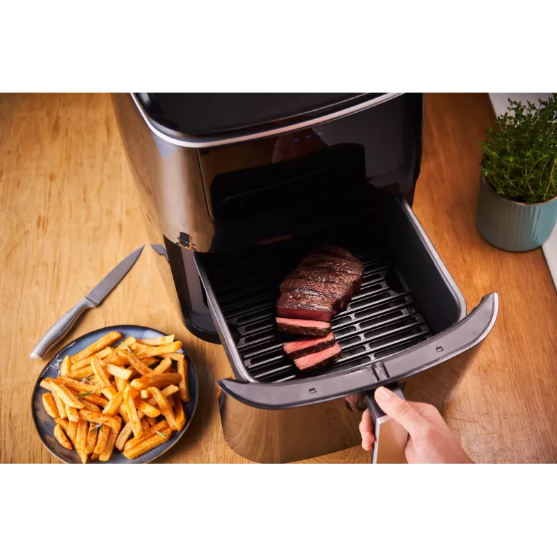 Freidora de aire Tefal Easy Fry Grill & Steam FW2018 individual independiente 1700 W negra