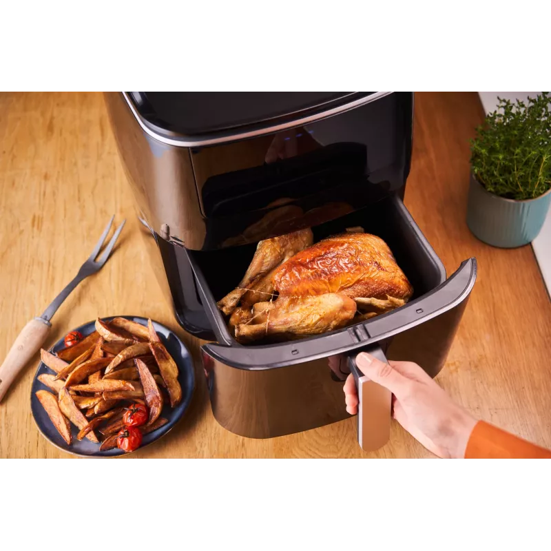 Freidora de aire Tefal Easy Fry Grill & Steam FW2018 individual independiente 1700 W negra