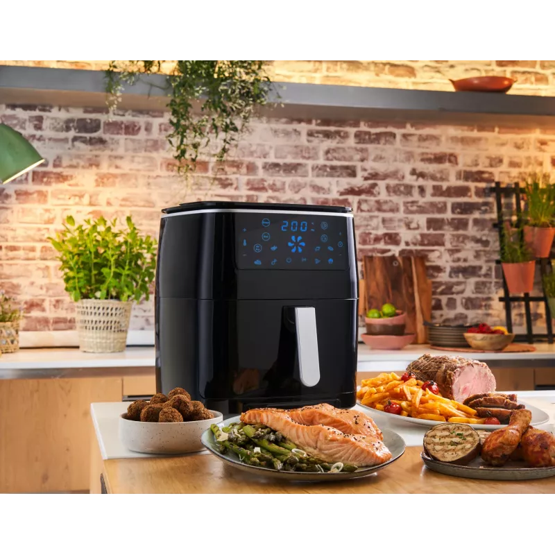 Freidora de aire Tefal Easy Fry Grill & Steam FW2018 individual independiente 1700 W negra