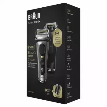 Braun Series 9 Pro+ 9525s afeitadora en húmedo y en seco afeitadora de láminas recortadora metálico