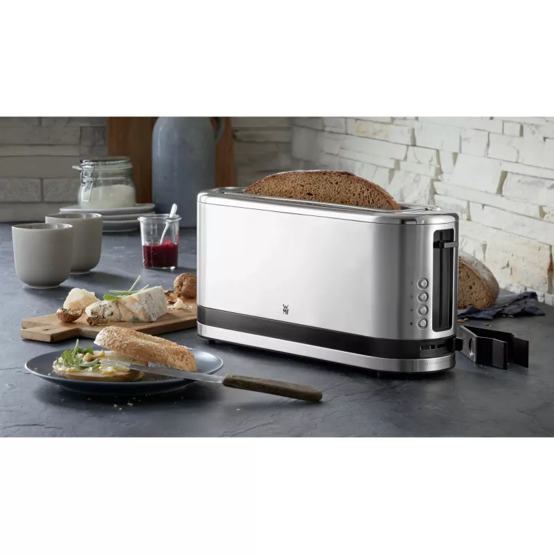 Tostador de ranura larga WMF 0414120011, 900 W, acero inoxidable