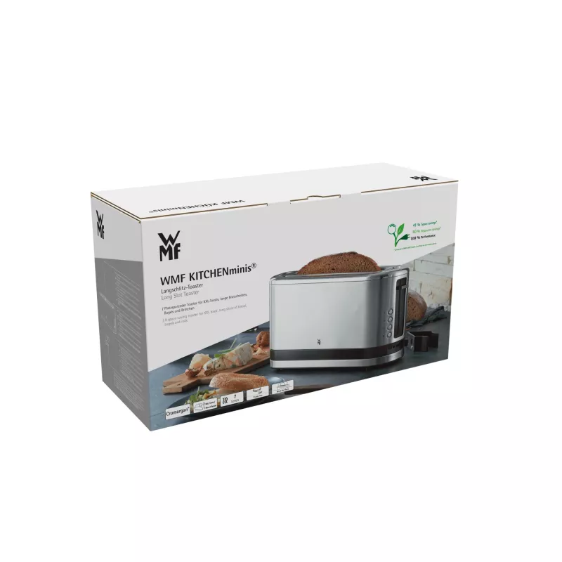 Tostador de ranura larga WMF 0414120011, 900 W, acero inoxidable