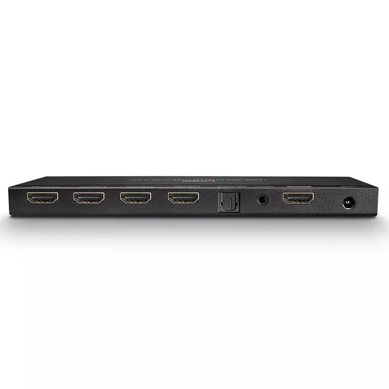 Splitter HDMI 18G de 4 puertos Lindy con audio y downscaling