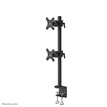 Brazo de monitor Neomounts FPMA-D700DV 10-27 pulgadas, pinza, 6 kg, 25,4 cm (10 pulgadas), 68,6 cm (27 pulgadas), 100 x 100 mm, negro