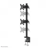 Brazo de monitor Neomounts FPMA-D700DV 10-27 pulgadas, pinza, 6 kg, 25,4 cm (10 pulgadas), 68,6 cm (27 pulgadas), 100 x 100 mm, negro