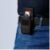 Knipex 00 20 72 V04 XS juego de minialicates, 2 piezas, con funda para cinturón, cromo-vanadio, negro