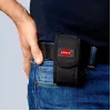 Knipex 00 20 72 V04 XS juego de minialicates, 2 piezas, con funda para cinturón, cromo-vanadio, negro
