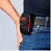 Knipex 00 20 72 V04 XS juego de minialicates, 2 piezas, con funda para cinturón, cromo-vanadio, negro