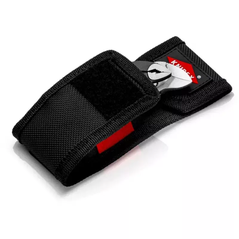 Knipex 00 20 72 V04 XS juego de minialicates, 2 piezas, con funda para cinturón, cromo-vanadio, negro
