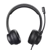 Auriculares Trust HS-201 con cable diadema oficina/call center USB Type-A negros