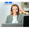 Auriculares Trust HS-260 con cable de diadema posterior oficina/call center USB Type-A negros