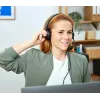 Auriculares Trust HS-260 con cable de diadema posterior oficina/call center USB Type-A negros