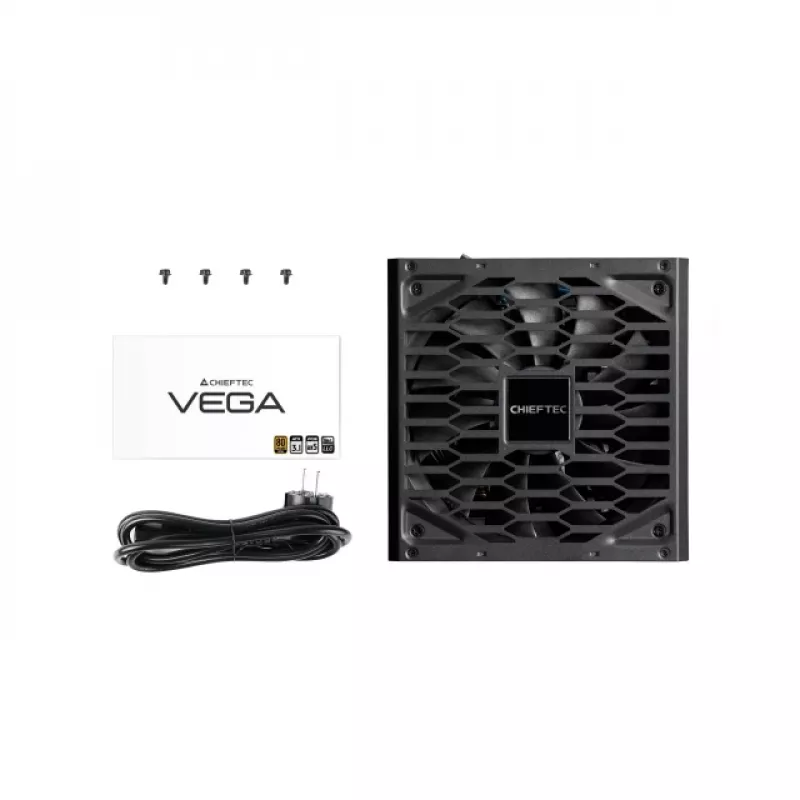 Chieftec Vega PPG-850-S fuente de alimentación 850 W 20+4-Pin ATX ATX negro