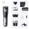 Braun BeardTrimmer 9 BT9560 batería 52 2 cm húmedo y seco negro, gris
