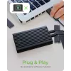 Carcasa SSD ICY BOX IB-2817MCL-C31 Negra M.2 Alimentada por USB