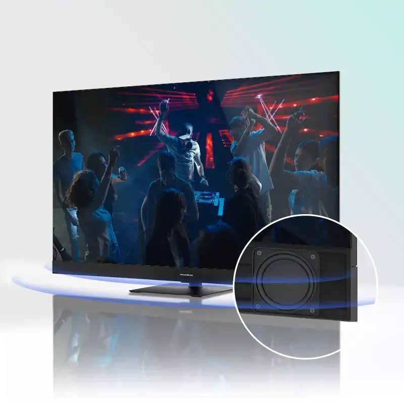 Thomson Q70 Series 55QG6C14 TV Smart 4K Ultra HD de 139,7 cm (55 pulgadas), Wi-Fi, negro