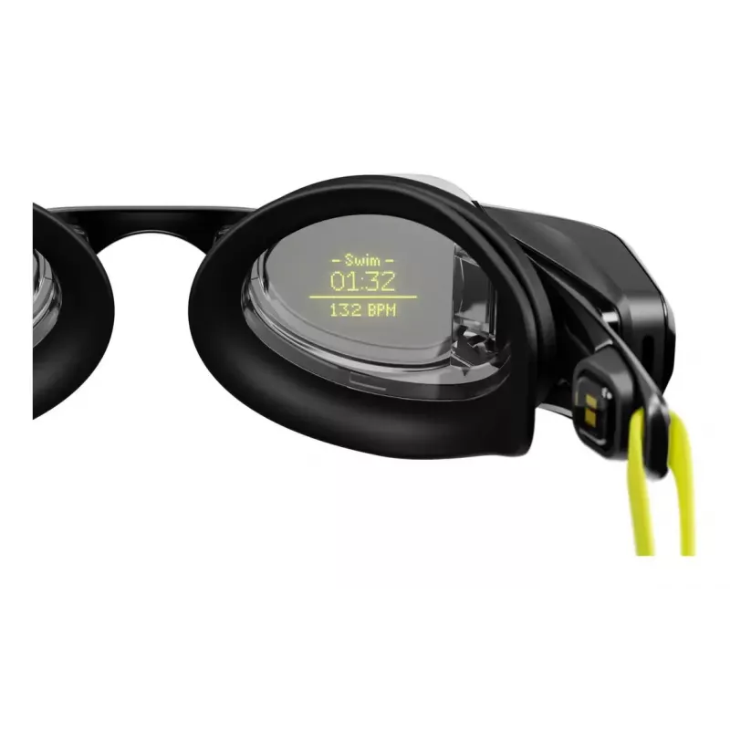 Gafas de natación Form Smart Swim 2 — Unisex, montura negra, lentes negras