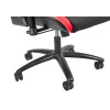 Silla gaming GENESIS SX77 asiento acolchado negro, rojo