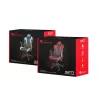 Silla gaming GENESIS SX77 asiento acolchado negro, rojo