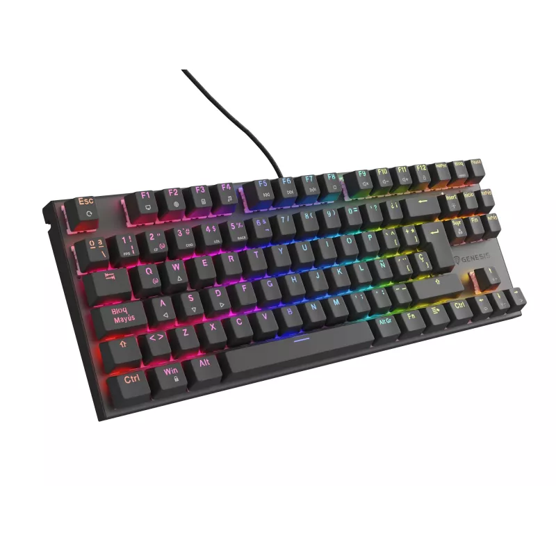 Teclado gaming GENESIS Thor 303 TKL USB QWERTY español negro