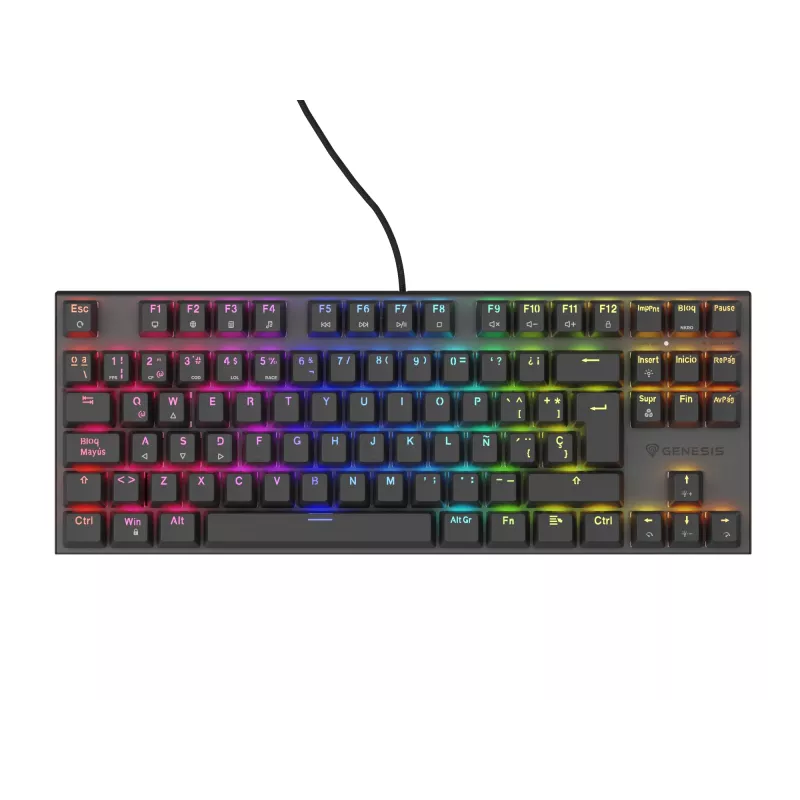 Teclado gaming GENESIS Thor 303 TKL USB QWERTY español negro